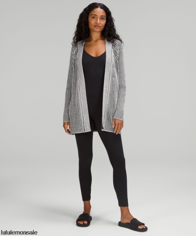 Lululemon Damen DELULU471 | Wickelpullover Aus Baumwoll-Kaschmir-Mix Pudered Ton